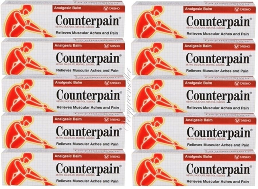 Counterpain Warm Balm 100g - Muscle Pain Relief Massage Cream, Original Thai