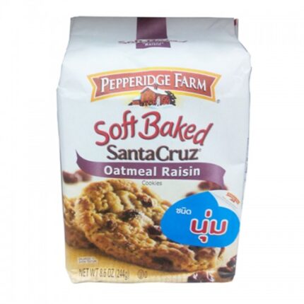 Buy Pepperidge Farm Soft cookies Santa Cruz Oatmeal and Raisin (244g)
