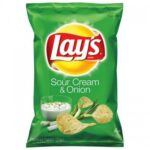 Buy Lay's Potato chip Sour cream and onion (184g)