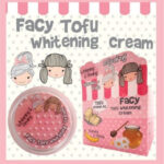Facy Japanese tofu moisturizer whitening firming cream with honey & vitamin B3