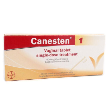 Canesten 1 Vaginal Tablet Single Dose Treatment Clotrimazole 500mg