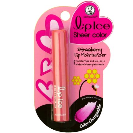 Mentholatum Lip Ice Sheer Color Strawberry Lip Moisturizer Balm