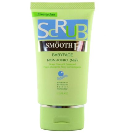 Smooth-E Babyface Scrub Facial Cleanser 1.2 oz