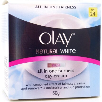 Olay Natural White All in One Fairness skin whitening Day Cream SPF 24 50g