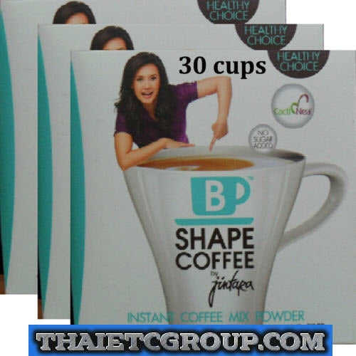 10246263-20a_e322aa1a-4f2b-4074-a267-4d012a4f2e5b.jpg B Shape Weight Loss No Sugar Coffee By Jintara Cactus Fruit Chromium Fiber x 3 - Image 1