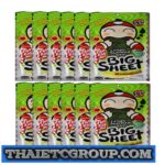 12 FRIED CRISPY JAPANESE Seaweed Snack Tao kae noi Classic Flavor BIG SHEET