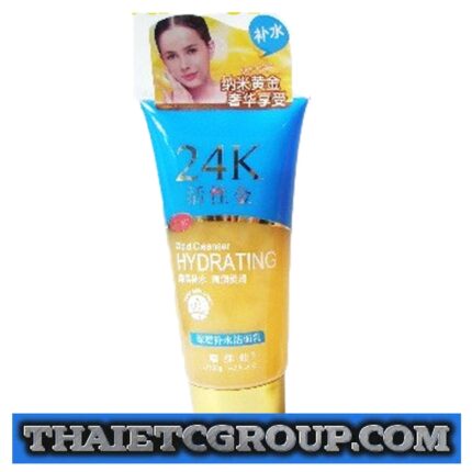 24K Gold Cleanser Hydrating Facial Face Foam Wash Anti Aging Wrinkle Treatment