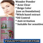 WONDER POWDER ACNE CLEAR Beige Color Oil Control Anti Irritation Sensitive Skin