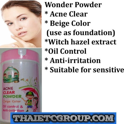 10285982-kgrhqzqwfg7i4fhehbr0ieo579w6057_f53cc666-a677-4dcc-b379-881010d654ea.jpg WONDER POWDER ACNE CLEAR Beige Color Oil Control Anti Irritation Sensitive Skin - Image 1