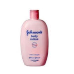 Johnson & Johnson's baby body cream lotion skin care mild moisturizer pink