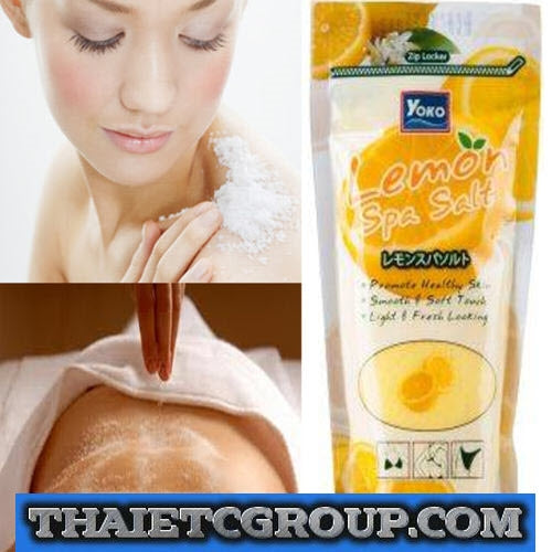 10285993-kgrhqzqwfg7i4fhehbr0ieo579w6057_178f50a8-f709-4c39-a36a-47d86e092561.jpg YOKO LEMON SPA SALT SKIN WHITENING SMOOTH ENRICHED BABY SKIN VITAMIN B & E - Image 1