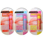 3 MIX MAYBELLINE BABY LIPS LIP BALM SPF 20 INSTANT 8 HOUR MOISTURE WITH CENTELLA