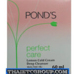 POND'S PONDS PERFECT CARE LEMON COLD DEEP FACE CLEANSER CREAM 60ml