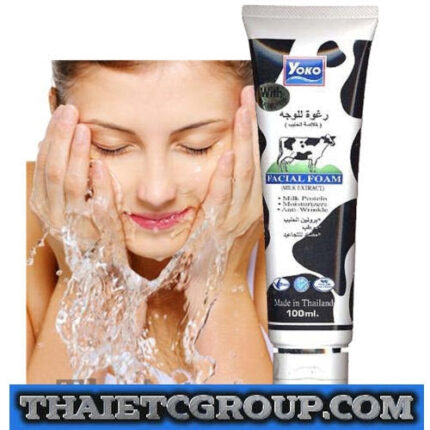 YOKO Facial Face Foam With Milk Protein Moisturizer Anti Wrinkle Moisturize