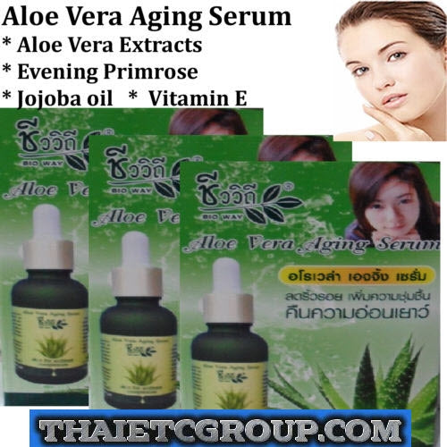 10343223-2a.jpg 3 Bioway Natural Herb Aloe Vera Anti Aging Serum Jojoba Evening Primrose Vitamin - Image 1