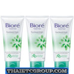 3 Biore Kao Facial Face Foam Wash Pure Smooth Bright Skin Purifying Technology