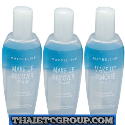3 x 70ml MAYBELLINE NEW YORK EYE & LIP MAKE UP REMOVER REMOVE WATERPROOF MAKE UP