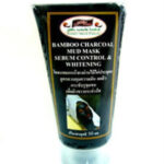 BAMBOO CHARCOAL PURE GOLD BLACK MUD AHA ALOE FACIAL MASK WHITENING & ANTI-ACNE