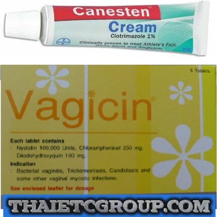 CANESTEN+VAGICIN vaginal Clotrimazole yeast fungal infection thrush ringworm
