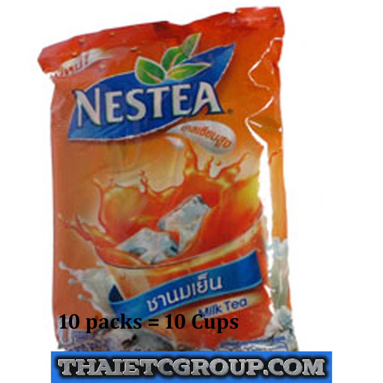 10349635-34a.jpg 10 STICKS NESTEA NESTLE CHA YEN THAI MILK ICE TEA INSTANT 3 IN 1 OLD ORIENTAL - Image 1