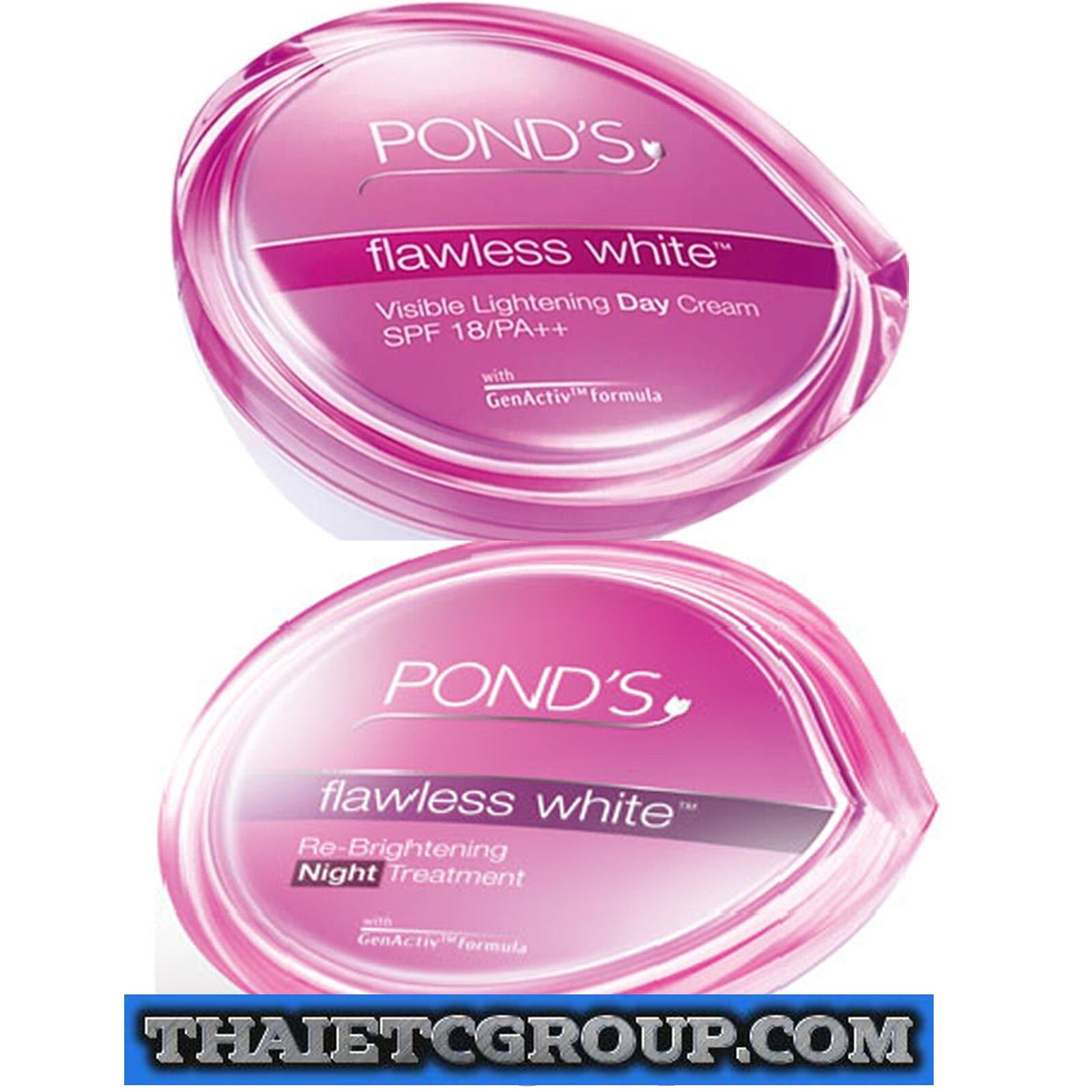10358108-13a.jpg Pond's Flawless White Skin Lightening Day Cream Re Brightening Night Cream Set - Image 1