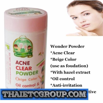WONDER POWDER ACNE CLEAR Beige Color Oil Control Anti Irritation Sensitive Skin