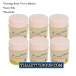 6 Pathom Asoke Nasal Inhaler Massage Balm Cream Headache Muscle pain ache