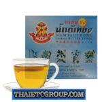 Namtaothong Instant Bitter tea Herbal Natural relief of heartburn Cold Fever