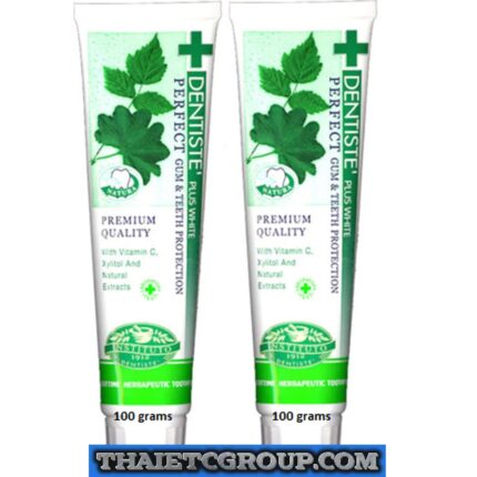 DENTIST DENTISTE PLUS WHITE VITAMIN C & XYLITOL GUM & TOOTH TOOTHPASTE
