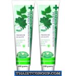 2 x 100g DENTIST DENTISTE PLUS WHITE Whitening Vitamin C Xylitol Gum Toothpaste