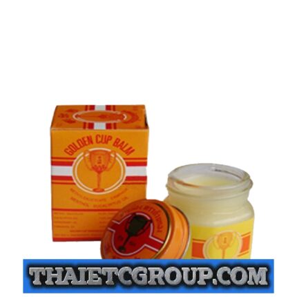 12 gram Golden Cup Balm muscular pain headache ache relief natural Thailand Thai