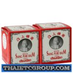 12gx2=24g SIANG PURE PEPPERMINT MENTHOL BALM WHITE FORMULA MASSAGE RELIEF PAIN