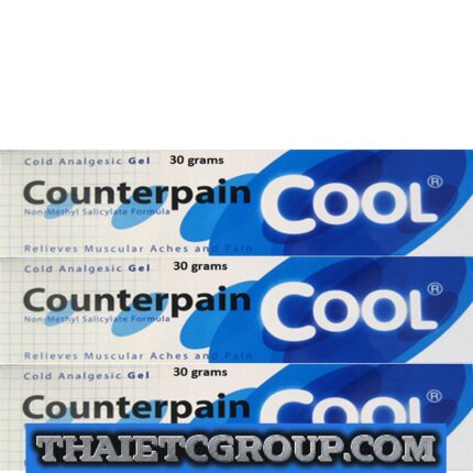 3 x 30 g COUNTERPAIN COOL GEL ANALGESIC BALM MUSCLE MUSCULAR PAIN RELIEF ACHE