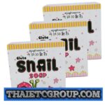 3 SNAIL GLUTA SOAP Retinol Arbutin Reduce Acne Whitening Brightening Face Skin