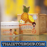 PINEAPPLE BODY CREAM ALPHA ARBUTIN+AHA 80% WHITENING LIGHTING BLEACHING SKIN