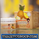 PINEAPPLE BODY CREAM ALPHA ARBUTIN+AHA 80% WHITENING LIGHTING BLEACHING SKIN 30g