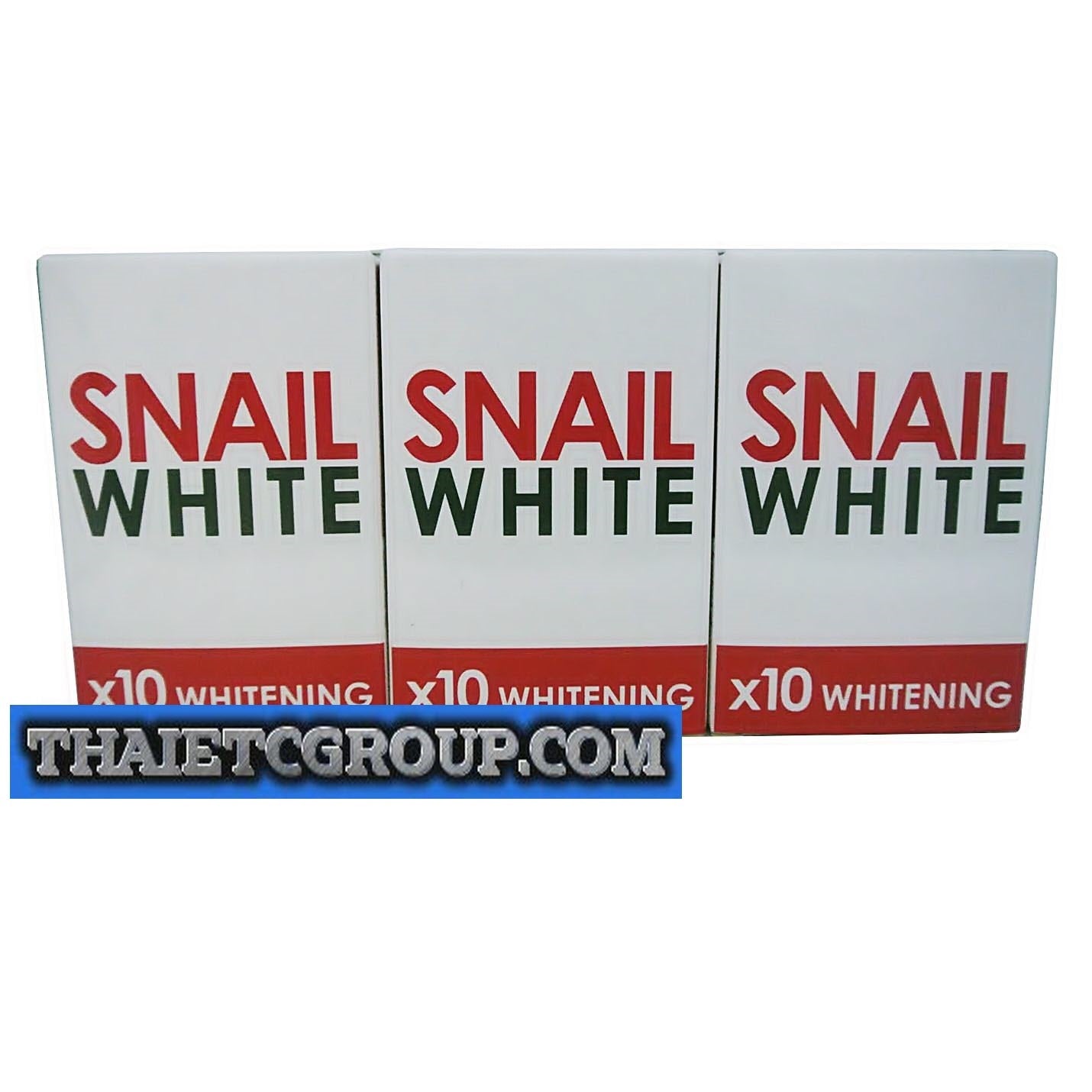 10542412-61a_5973e8a4-0377-4b0e-856e-be2a66e8cd9b.jpg 3 SNAIL SOAP x 10 whitening Retinol Arbutin Reduce Acne Brightening Face Skin - Image 1