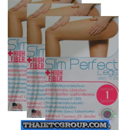 3 SLIM PERFECT LEGS high fiber 100% Natural Gingko green tea red pepper extract
