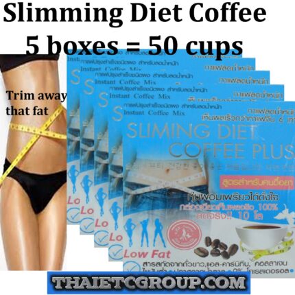 5 SLIMMING DIET INSTANT COFFEE Lose weight Burn Fat Detox Pretty White KOREA