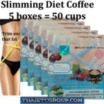 5 Lcar Healthy Instant Coffee Plus Lose Weight High fiber Detox Fat Burning Slim