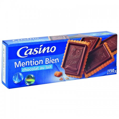 3222472195092.jpg Buy Casino Butter Biscuits with Milk Chocolate 150 g. - Image 1