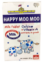 3 X 20G. HAPPY MOO MOO MILK CANDY TABLET WITH CALCIUM + VITAMIN A - Image 2