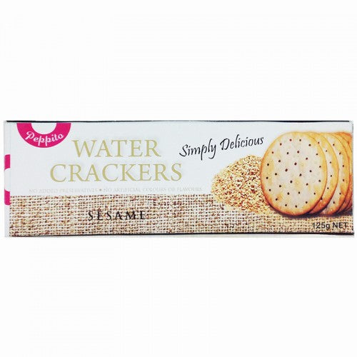 4894375003256.jpg Buy Peppito Water Cracker Sesame Size 125 g. - Image 1
