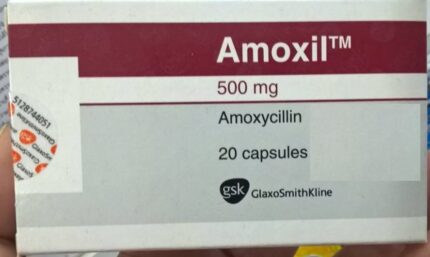 2 Boxes x Amoxil Amoxicillin 500mg 20 Capsules