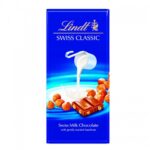 Buy Chocolate Lindt Swiss Classic Swiss Milk Chocolate With Gently Roasted Hazelnuts 100 g.