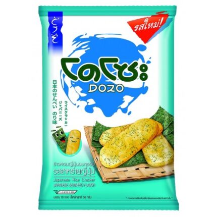 Buy Dozo Japanese Rice Crackers  Japanese Seaweed Flavor 56 g.