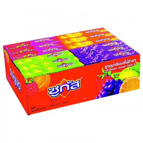 8851929007326.jpg Buy Sugas Candy Bar Mixed fruit flavor 30 g. Pack 36 - Image 1