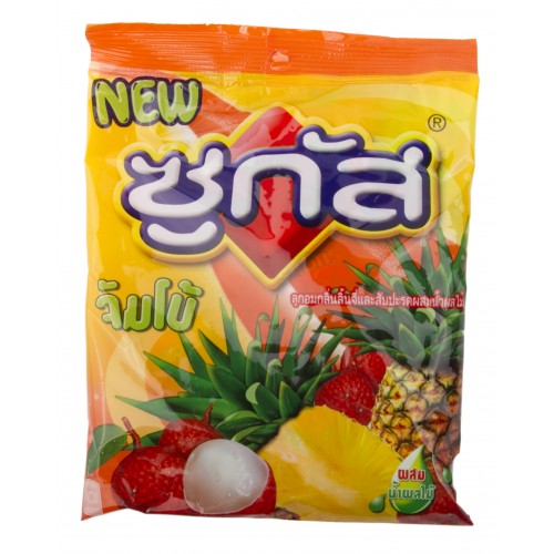 8851929013129_20.jpg Buy Sugus Jumbo Chewy Candy Lychee Flavour 105 Pieces - Image 1