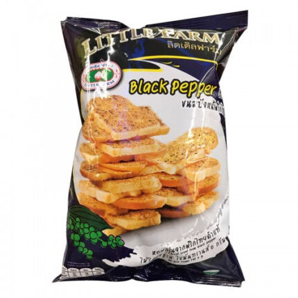 Buy Little Farm Black Pepper Bread Size 100 g.