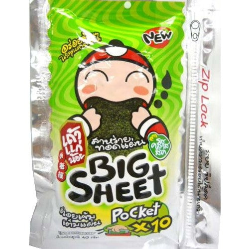 8858702402385_3.jpg Buy Taokaenoi Seaweed Big Sheet Classic 40G. - Image 1
